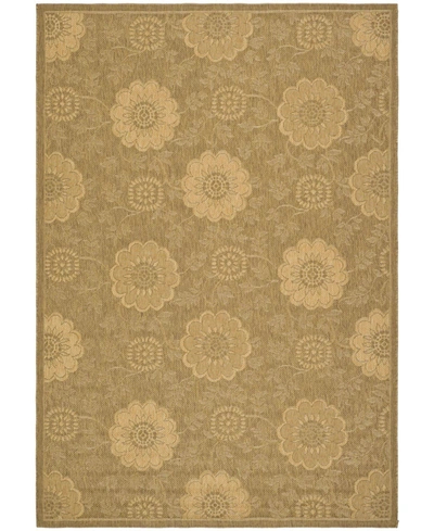 Safavieh Courtyard Cy6948 Gold And Natural 8' X 11' Outdoor Area Rug