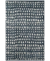Novogratz Collection Novogratz By Momeni Delmar Del11 Blue 5' X 8' Area Rug In Blue