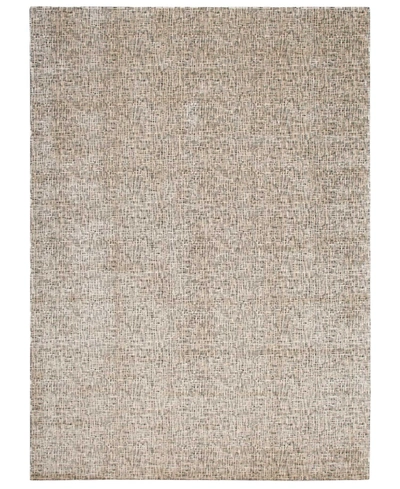 Nourison Starlight Sta02 Midnight 5'3" X 7'5" Area Rug In Beige