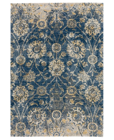 D Style Orleans Or5 1'8" X 2'6" Area Rug In Indigo