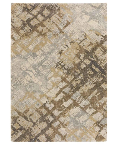 D Style Orleans Or15 1'8" X 2'6" Area Rug In Silver-tone