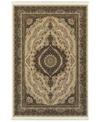 Jhb Design Masterpiece Tabriz Ivory 5'3" X 7'6" Area Rug