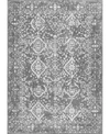 Nuloom Bodrum Oriental Vintage-inspired Odell Silver 8' X 10' Area Rug In Gray