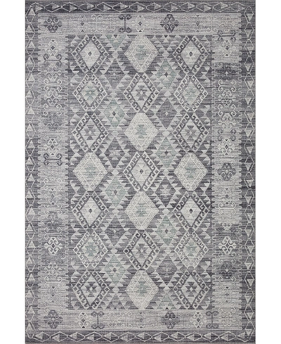 Spring Valley Home Zion Zionzio-03 7'6" X 9'6" Area Rug In Charcoal
