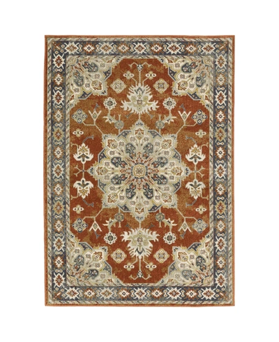 Jhb Design Branson Bra04 6'7" X 9'2" Area Rug In Rust