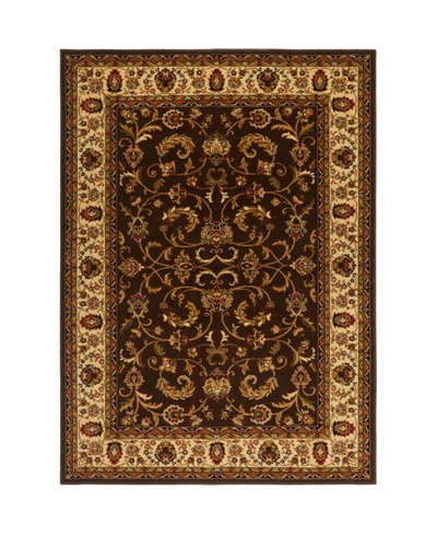 Global Rug Designs Primacy Pri05 Brown 5'2" X 7'2" Area Rug