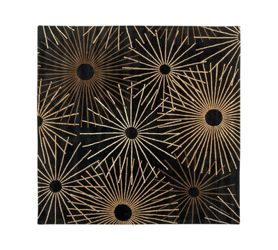 Surya Forum Fm-7090 Black 6' Square Area Rug