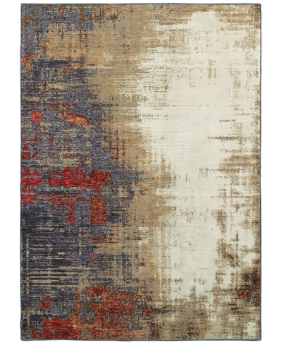 Jhb Design Journey Alpine Stone 1'10" X 3'2" Area Rug In Blue