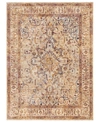 Km Home Taza Heriz 7' 10" X 9' 10" Area Rug In Beige