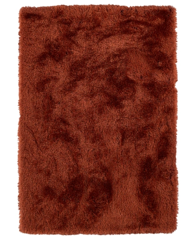 Macy's Fine Rug Gallery Fia 3' 6" X 5' 6" Shag Area Rug In Paprika