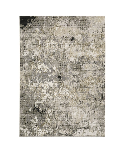 Jhb Design Veil Vei91d 5'3x7'6 Area Rug In Gray