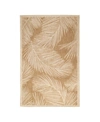 Liora Manne Carmel Fronds 3'3" X 4'11" Outdoor Area Rug In Sand