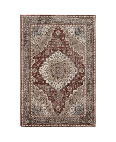 Liora Manne Ashford Medallion 8'10" X 11'9" Area Rug In Red