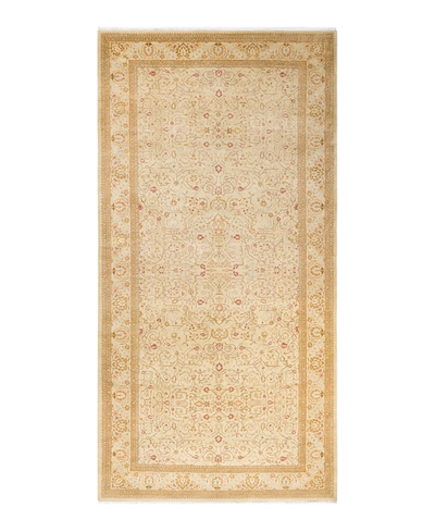 Adorn Hand Woven Rugs Mogul M1503 6'3" X 12'7" Runner Area Rug In Ivory