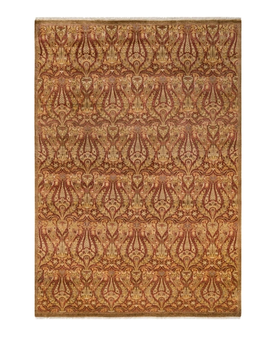 Adorn Hand Woven Rugs Mogul M1598 6'2" X 9'1" Area Rug In Yellow
