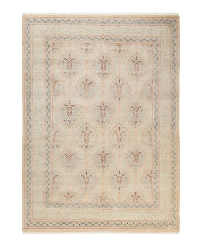 Adorn Hand Woven Rugs Mogul M1605 6'2" X 8'7" Area Rug In Ivory