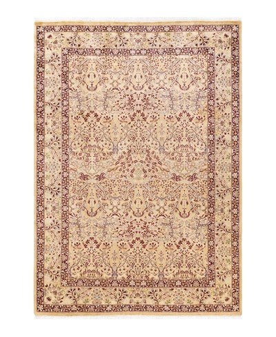 Adorn Hand Woven Rugs Mogul M1055 6'2" X 8'10" Area Rug In Gold-tone