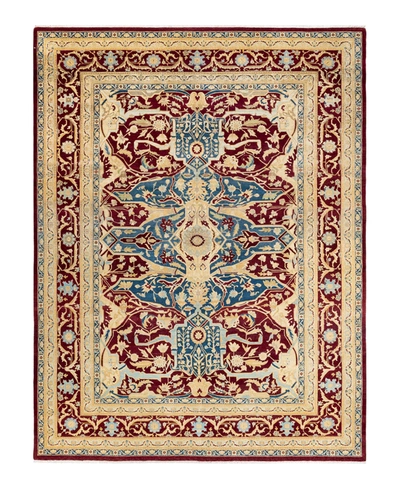 Adorn Hand Woven Rugs Mogul M1404 9'2" X 12'1" Area Rug In Burgundy