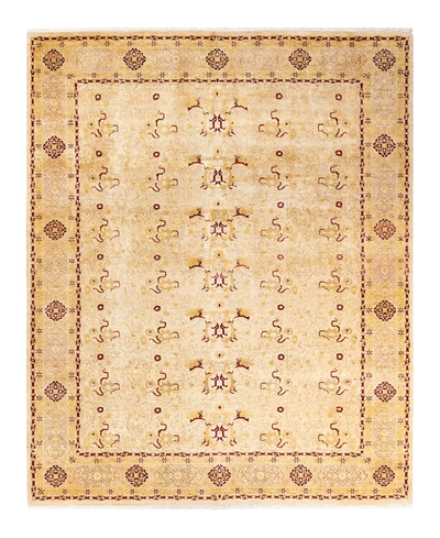 Adorn Hand Woven Rugs Mogul M1190 8'1" X 10'3" Area Rug In Ivory