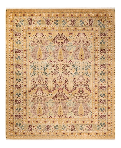Adorn Hand Woven Rugs Mogul M1190 8'2" X 10'3" Area Rug In Ivory
