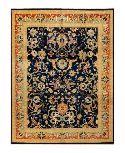 Adorn Hand Woven Rugs Mogul M1359 8'10" X 12' Area Rug In Blue