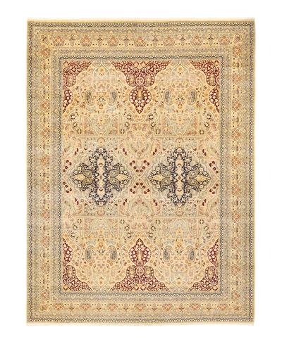 Adorn Hand Woven Rugs Mogul M1399 9'1" X 12'5" Area Rug In Yellow