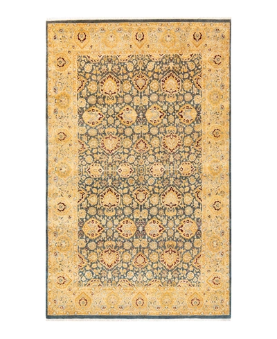 Adorn Hand Woven Rugs Mogul M1450 6'1" X 9'6" Area Rug In Gray