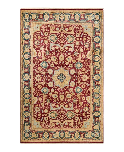 Adorn Hand Woven Rugs Mogul M1450 6'1" X 9'10" Area Rug In Red