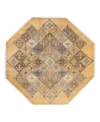 ADORN HAND WOVEN RUGS CLOSEOUT! ADORN HAND WOVEN RUGS MOGUL M1521 7'1" X 7'1" OCTAGON AREA RUG