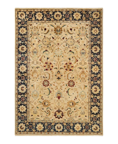 Adorn Hand Woven Rugs Mogul M1149 6'1" X 9' Area Rug In Ivory