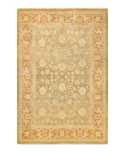 Adorn Hand Woven Rugs Mogul M1494 6'2" X 9'4" Area Rug In Green
