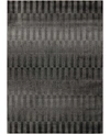 Long Street Looms Atilier Ati05 Onyx 7'10" X 10'6" Area Rug In Smoke
