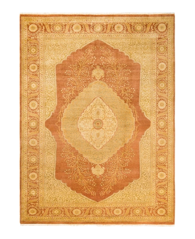 Adorn Hand Woven Rugs Mogul M1422 6'5" X 8'10" Area Rug In Brown
