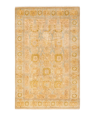 Adorn Hand Woven Rugs Mogul M1404 6' X 9'8" Area Rug In Gold-tone