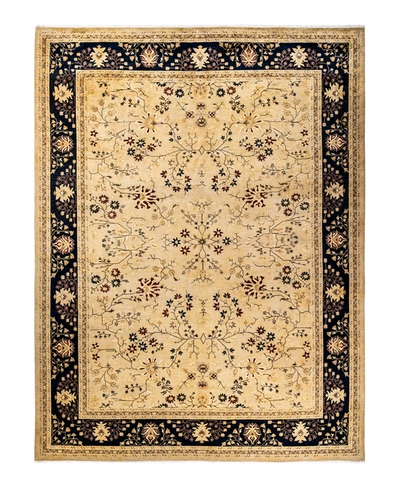 Adorn Hand Woven Rugs Mogul M1462 9'1" X 12'2" Area Rug In Yellow