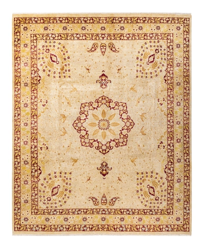 Adorn Hand Woven Rugs Mogul M1183 8'1" X 10'1" Area Rug In Yellow