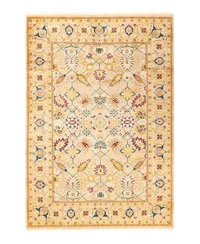 Adorn Hand Woven Rugs Mogul M1273 6'3" X 9' Area Rug In Ivory
