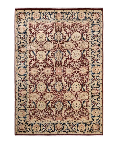 Adorn Hand Woven Rugs Mogul M1180 6'1" X 8'10" Area Rug In Red