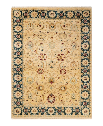 Adorn Hand Woven Rugs Mogul M1195 6'1" X 8'7" Area Rug In Ivory