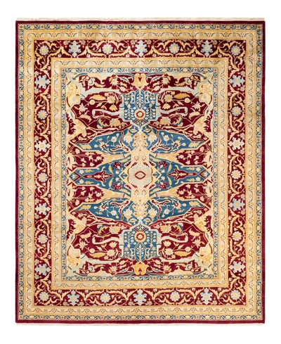 Adorn Hand Woven Rugs Mogul M1251 8'1" X 10'2" Area Rug In Red
