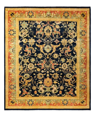 Adorn Hand Woven Rugs Mogul M1427 8'1" X 9'10" Area Rug In Blue