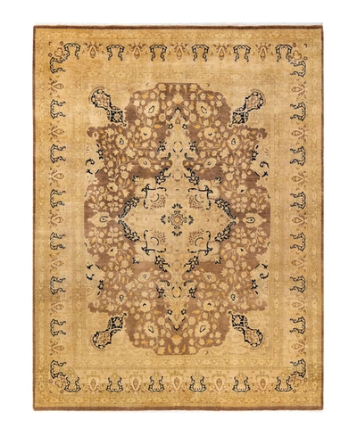 Adorn Hand Woven Rugs Mogul M1460 7'10" X 10'7" Area Rug In Brown
