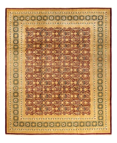 Adorn Hand Woven Rugs Mogul M1255 9' X 11' Area Rug In Red