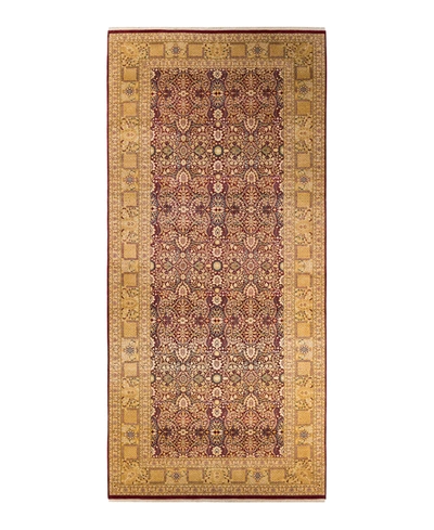 Adorn Hand Woven Rugs Mogul M1422 6'2" X 13'6" Runner Area Rug In Red