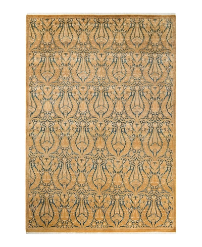 Adorn Hand Woven Rugs Mogul M1605 6'2" X 9'4" Area Rug In Yellow