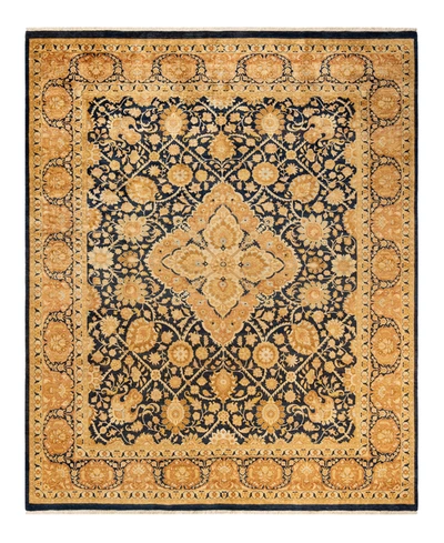 Adorn Hand Woven Rugs Mogul M1406 8'1" X 10'1" Area Rug In Blue