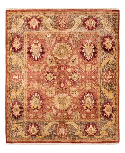 Adorn Hand Woven Rugs Mogul M1567 5'10" X 6'2" Square Area Rug In Pink