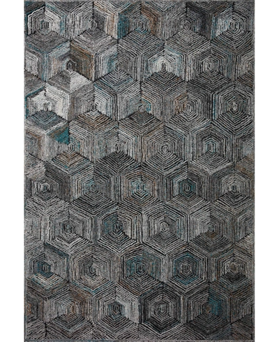 Loloi Prescott Pre-02 Area Rug, 5' X 7'6 In Gray