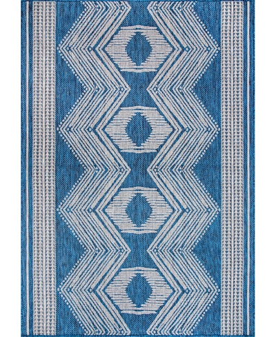 Nuloom Cabana Gbcb01c 8' X 10' Outdoor Area Rug In Blue