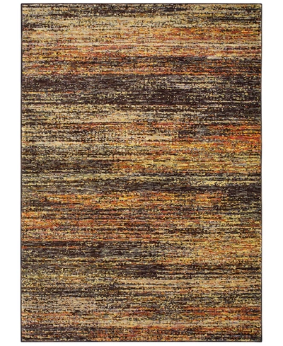 Jhb Design Atlas Plains 6'7" X 9'6" Area Rug In Sienna